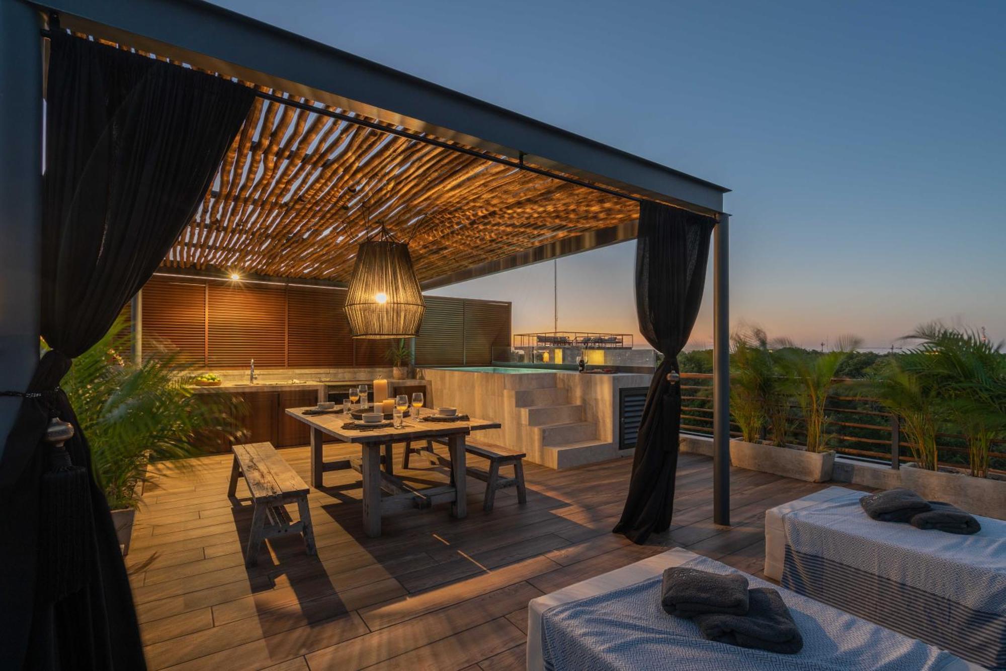 Amazing Penthouse Private Pool Close To Tulum